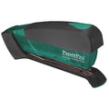 InPower One-Finger 3-in-1 Desktop Stapler, Antimicrobial Protection, 20-Sheet Capacity, Green/Black