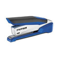 InPower One-Finger 3-in-1 Desktop Stapler, Antimicrobial Protection, 28-Sheet Capacity, Blue/Silver