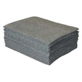 Sorbent Pad, 11 gal, 15 in x 19 in, Universal, Gray, Polypropylene