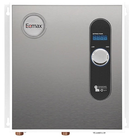 Residential Electric Tankless Water Heater, General Purpose, 80 to 140 Degrees F, 240VAC, 27000 W
