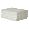 Sorbent Pad, 16 gal, 15 in x 19 in, Oil, White, Polypropylene