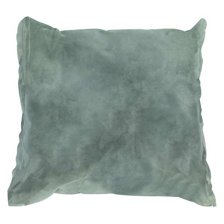 Sorbent Pillow, 10 gal, 17 in x 21 in, Universal, Gray, 5 PK