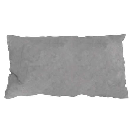 Sorbent Pillow, 8 gal, 8 1/2 in x 17 in, Universal, Gray, 5 PK