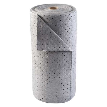 Sorbent Roll, 33 gal, 30 in x 150 ft, Universal, Gray, Polypropylene