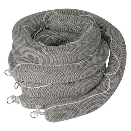 Absorbent Boom, Gray, 32 gal., PK4