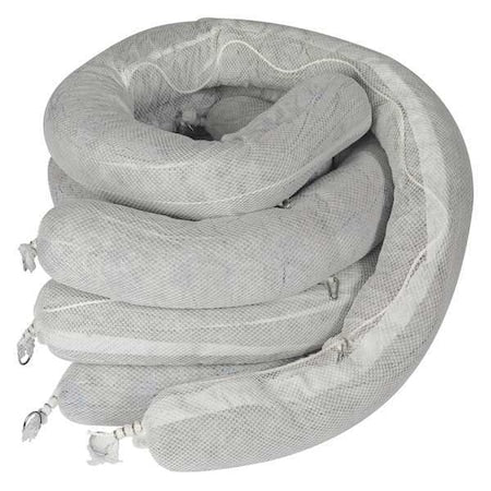 Absorbent Boom, Gray, 65 gal., PK4