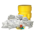 Spill Kit, 67 gal Volume Absorbed per Kit, 95 gal Capacity, Drum