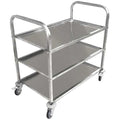 Food Service Cart, Stainless Steel, 450 lb