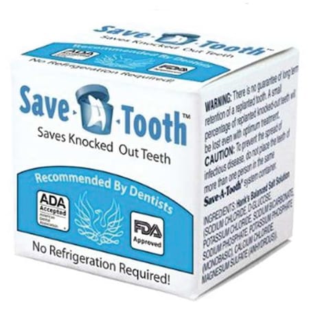 Tooth Preservation Kit, Cardboard Box, 1 Components, 1 People Served