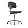 ESD Task Chair, No Arms, 20-1/2" to 28" Height, Black