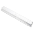 24 in Sweep Face Floor Broom, Soft/Stiff Combination, Synthetic, White