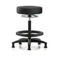Bench Stool, Hi, Vinyl, BF, Glides, BLK