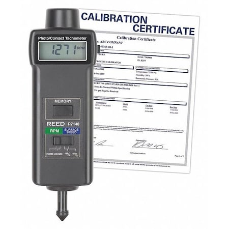 Contact/Photo Tachometer w/NIST