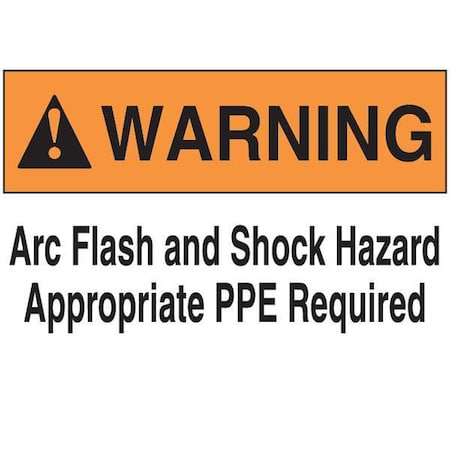 Label,7x10,Warning Arc Flash and, LELC327