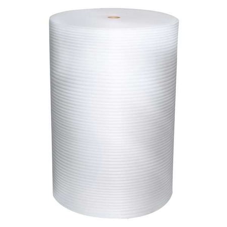 Foam Roll, Perforated, White, 1250 ft. L