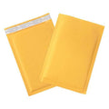 Self-Seal Bubble Mailers, No 0, 6"x10", Kraft, PK25