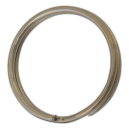 Split Key Ring, Gray, Steel, Standard, Silver Texture