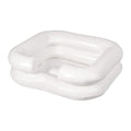 Bed Shampoo, Wht, Plastic, Contains Latex