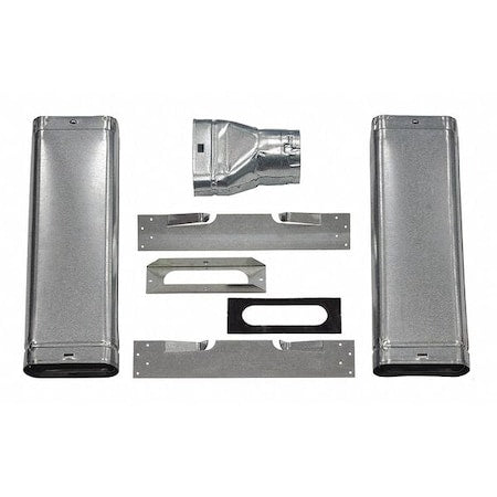 Oval Vent Starter Kit, Top Mount, Steel