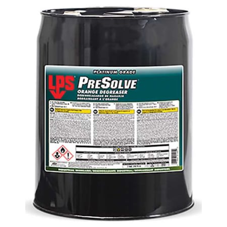 Degreaser, 5 Gal Drum, Liquid, Clear Water-White