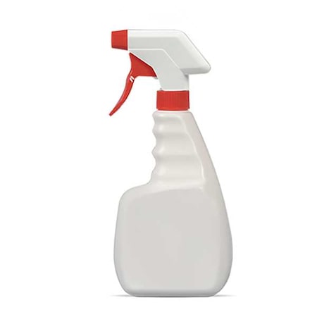 Trigger Spray Bottle, 20oz., White, HDPE