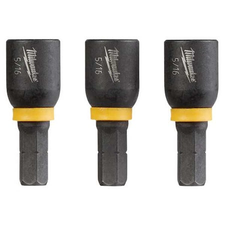 SHOCKWAVE 5/16" Insert Nutdriver (3 Pk)