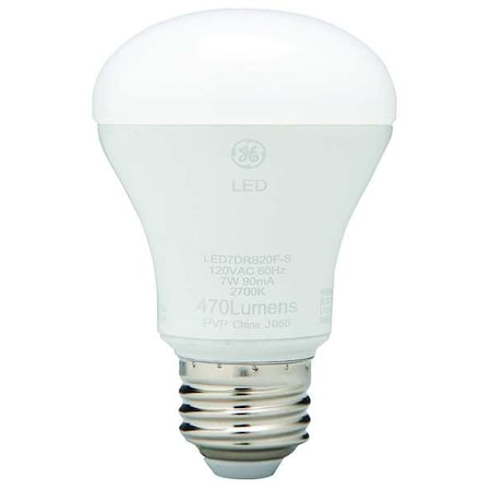 LED Lamp, R20, 7.0W, 3000K, E26
