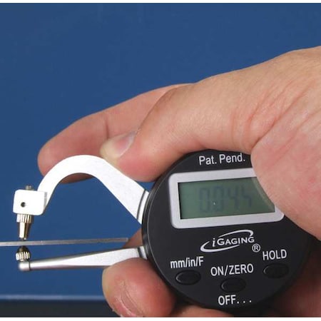 Fract Display DigT hick Gg, Acc+/-0.002"