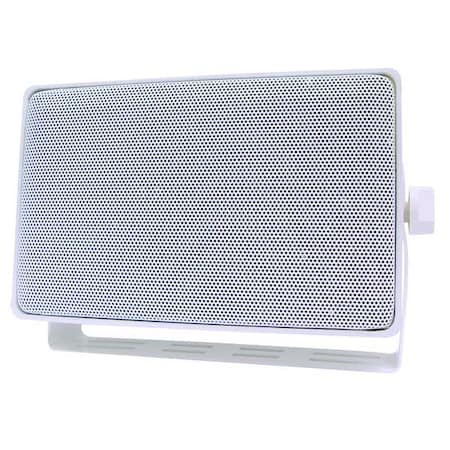 3-Way Indoor/Outdoor Speaker, 4 In, White