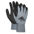 HPT Coated Gloves, Palm Coverage, Black/Gray, 2XL, PR