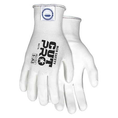 Cut-Resistant Coated Gloves, Cut Level A3 , Dipped , Polyurethane , Smooth , S 1 PR