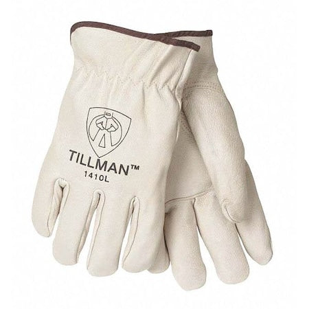 Leather Gloves, L 1 PR