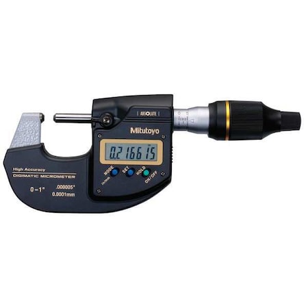 Outside Micrometer, 6.35mm Rod Dia.