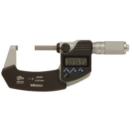 Mic, 1 to 2/25.4 to 50.8mm, Ratchet, NIST, Case