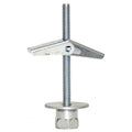 SAMMYS Vertical Rod Hanger, Concrete, Drywall, Plaster, 1/4" Size, 3" L, Steel Zinc Plated, 25 PK