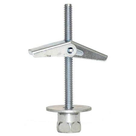 SAMMYS Vertical Rod Hanger, Concrete, Drywall, Plaster, 1/4" Size, 3" L, Steel Zinc Plated, 25 PK