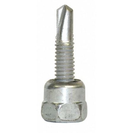 SAMMYS Vertical Rod Hanger, Steel, 1/4"-14 Size, 1" L, Steel Zinc-Climaseal, 25 PK