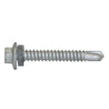 Self-Drilling Screw, 1/4" x 1-3/4 in, Climaseal Steel Flange Hex Head External Hex Drive, 250 PK