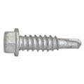 Self-Drilling Screw, 1/4" x 7/8 in, Climaseal Steel Flange Hex Head External Hex Drive, 500 PK