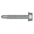 Self-Drilling Screw, #10 x 1-1/2 in, Climaseal Steel Flange Hex Head External Hex Drive, 500 PK