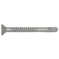 Self-Drilling Screw, #10 x 1-13/16 in, Climaseal Steel Flat Head Combination Phillips/Square Drive