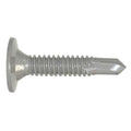 Self-Drilling Screw, No 10 x 1 in, Climaseal Steel Wafer Head Phillips Drive, 500 PK