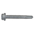 Self-Drilling Screw, #12 x 1-1/2 in, Climaseal Steel Flange Hex Head External Hex Drive, 250 PK