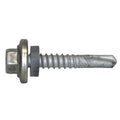 Self-Drilling Screw, #12 x 1-1/4 in, Climaseal Steel Flange Hex Head External Hex Drive, 250 PK