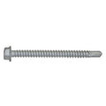 Self-Drilling Screw, #12 x 2-1/2 in, Climaseal Steel Flange Hex Head External Hex Drive, 100 PK