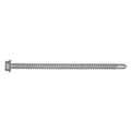 Self-Drilling Screw, #12 x 4 in, Climaseal Steel Flange Hex Head External Hex Drive, 50 PK