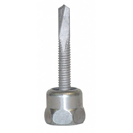 SAMMYS Vertical Rod Hanger, Steel, #12-24 Size, 1-1/2" L, Steel Zinc-Climaseal, 25 PK