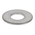 Flat Washer, Stainless Steel, Plain, Silver