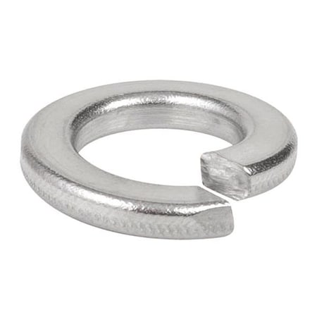 Split Lock Washer, 316 Stainless Steel, Brite, Silver