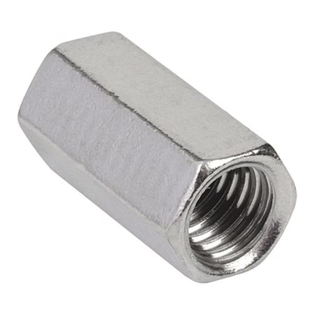 Rod Coupling, 1/4 in, Threaded, 316 Stainless Steel, Plain